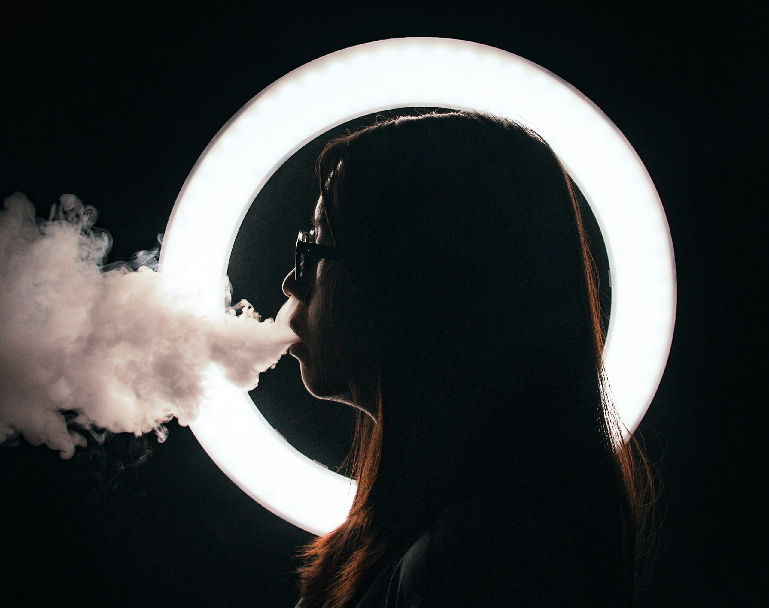 young person vaping