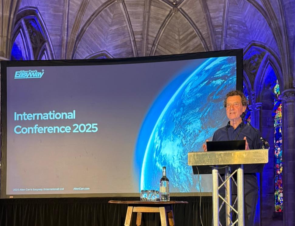 Robin Hayley opening speech Allen Carr's Easyway International Conference 2025