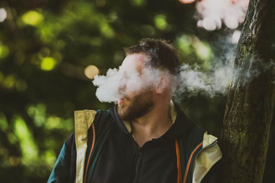 person vaping